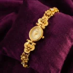 Floral Design Silver Watch