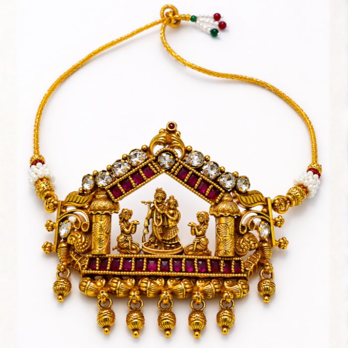 Radha Krishna Temple Choker