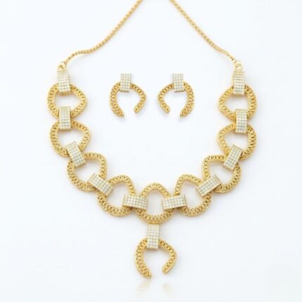 Turkish link necklace set