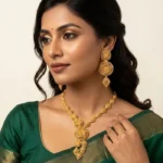 Turkish Silver Filigree Floral Necklace and Earring Set - Image 4