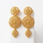 Gold Plated Floral Earring
