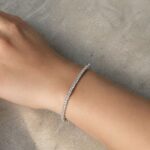 Women’s Classic Tennis Bracelet in 92.5 Sterling Silver (BIS Hallmarked) - Image 3