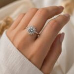 Radiant Halo Sparkle Ring in 92.5 Sterling Silver - Image 2