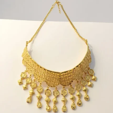 Hexagon Choker Necklace